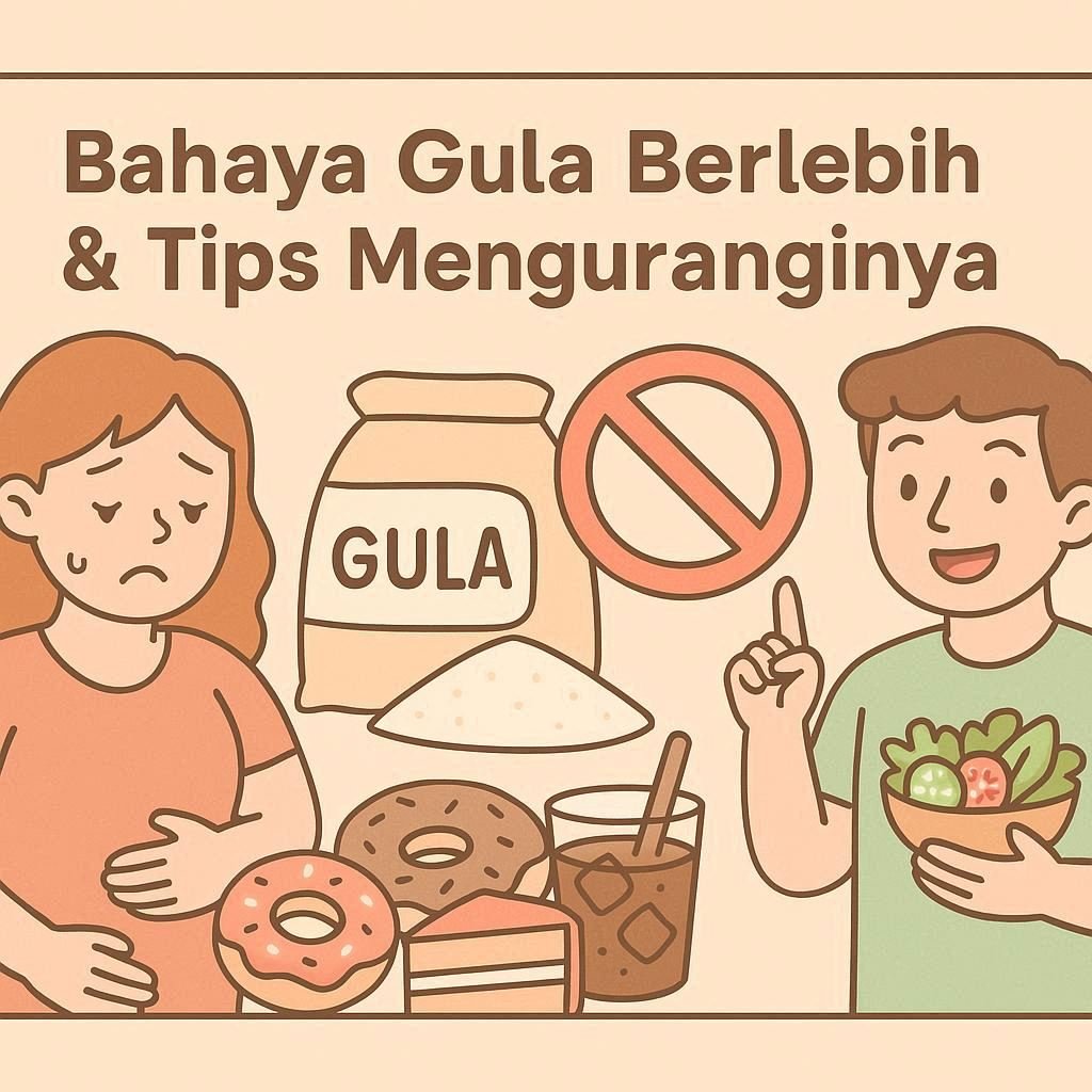 🍭 Bahaya Gula Berlebih dan Cara Ampuh Nguranginnya Tanpa Tersiksa!